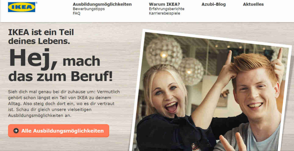 Ausbildungsmarketing beispiel