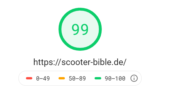 Eine suchmaschinen-freundliche Ladegeschwindigkeit einer Website
